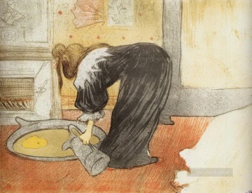  1896 Works - they woman with a tub 1896 Toulouse Lautrec Henri de